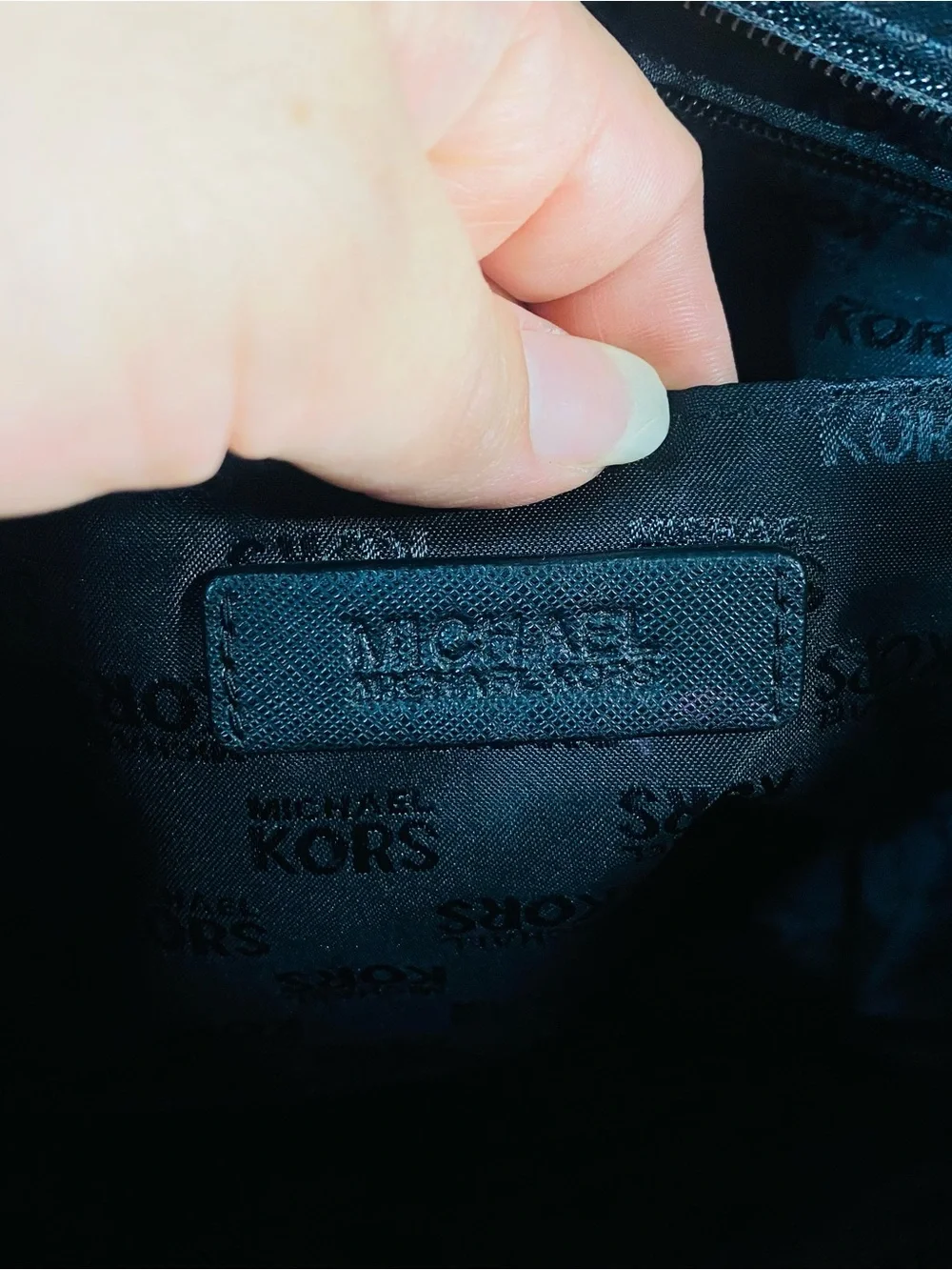 Michael Kors DANVILLE Leather Large Black Tote Shoulder Bag Black/Gold - Picture 10 of 11